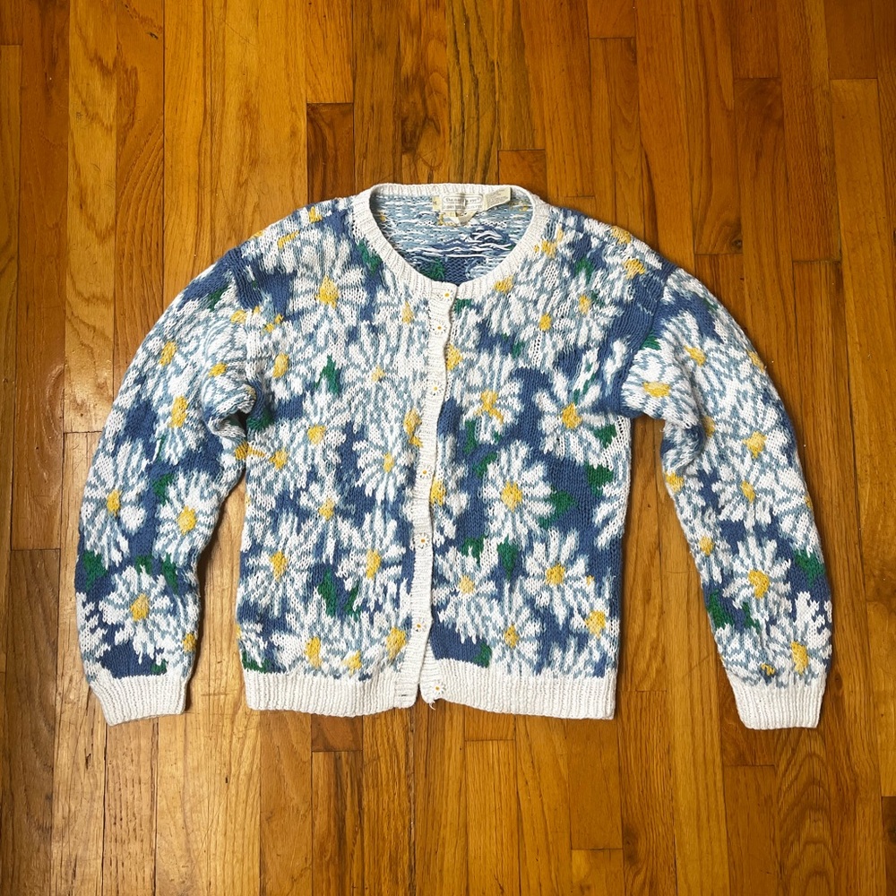 Flower cardigan